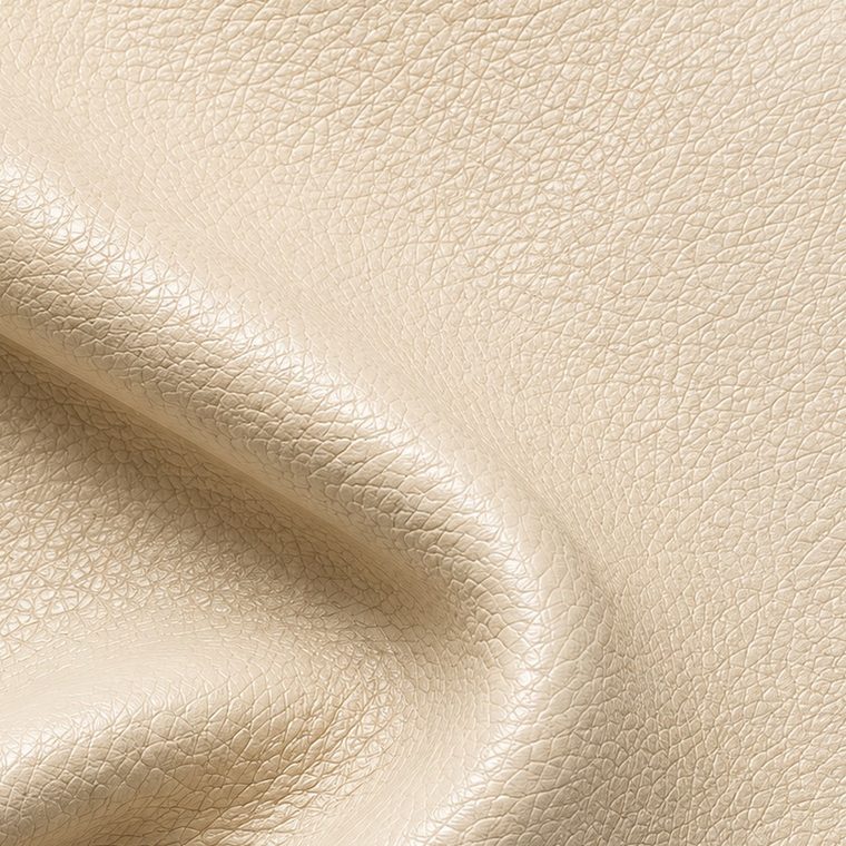 Cream leather swatch
